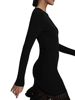 Teagan Rib-Knit Minidress