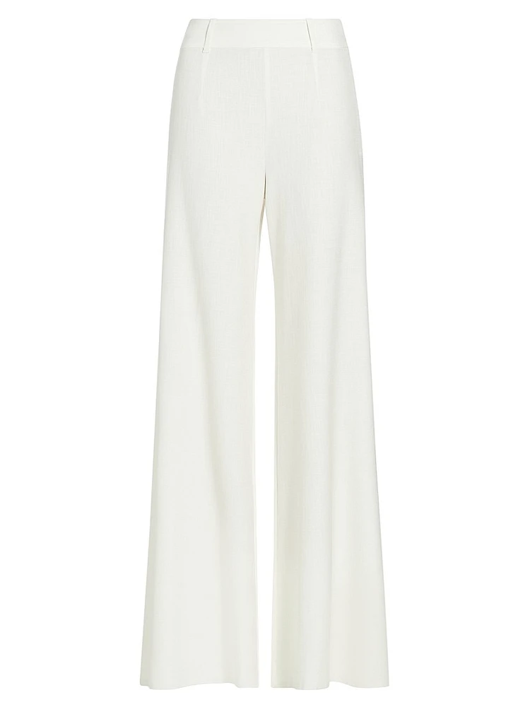 Deborah High-Rise Wide-Leg Pants