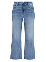 Alexa Mid-Rise Stretch Flared Jeans