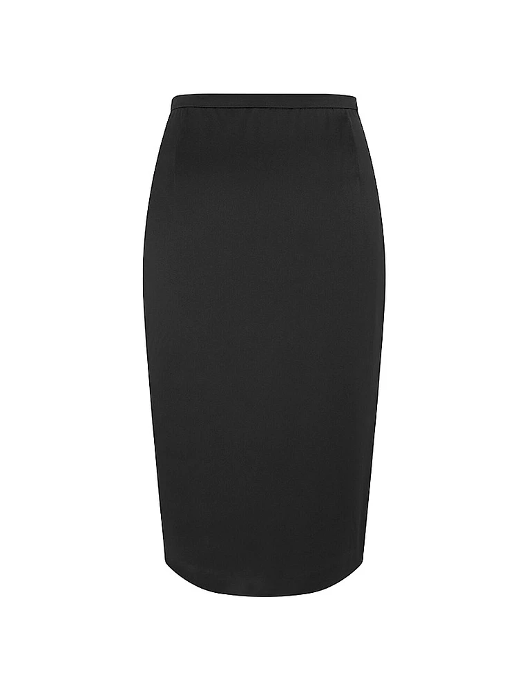 Pencil Skirt Satin