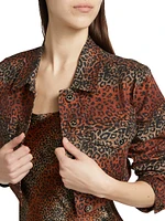 Leopard Crop Jacket