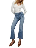 Carson Crop Boot-Cut Jeans