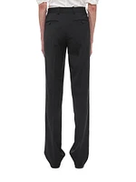 Wool Straight-Leg Pants