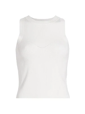 Tatum Rib-Knit Racerback Tank