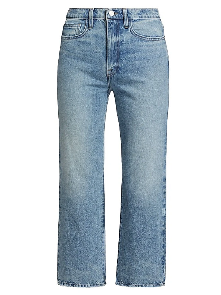 Le JaneHigh-Rise Straight Crop Jeans