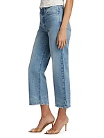 Le JaneHigh-Rise Straight Crop Jeans