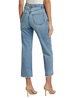 Le JaneHigh-Rise Straight Crop Jeans