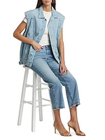 Le JaneHigh-Rise Straight Crop Jeans