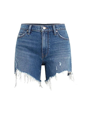 Devon Denim High-Rise Boyfriend Shorts