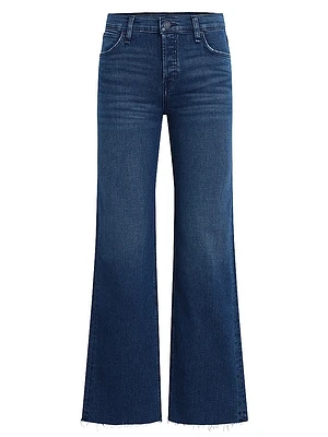 Petite Rosie High-Rise Wide-Leg Jeans