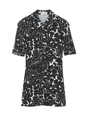 Shirt Dress Palm Jersey