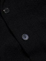 Crocheted Cotton-Blend Jacket