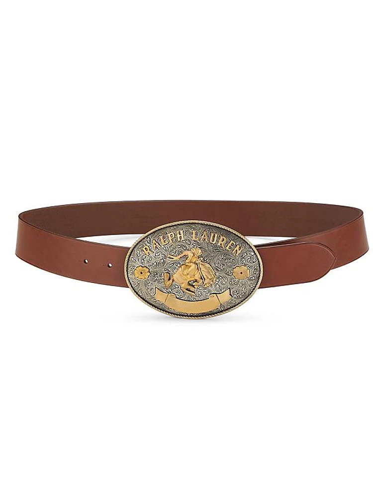 Rodeo Wide Leather Belt