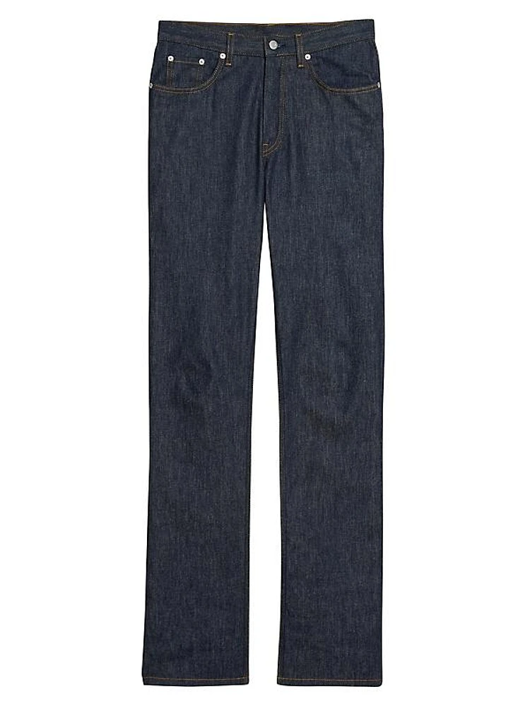 Mid-Rise Straight-leg Jeans