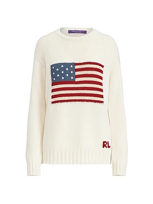 American Flag Cashmere Sweater