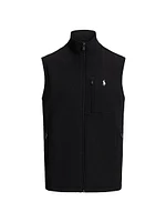 Cotton-Blend Knit Vest