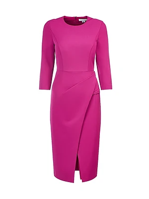 Doreen Draped Midi-Dress