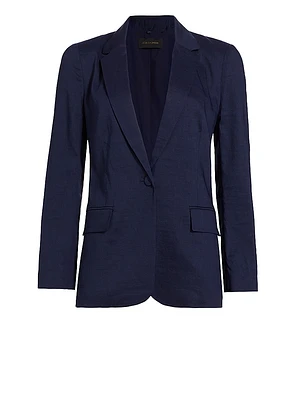 Bria Linen-Blend Jacket