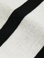Birdseye Striped Polo Dress