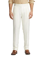Gregory Silk & Linen-Blend Trousers