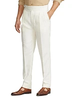 Gregory Silk & Linen-Blend Trousers