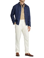 Gregory Silk & Linen-Blend Trousers