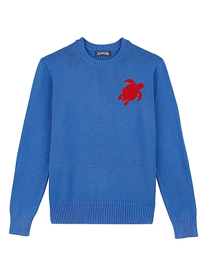 Rayol Logo Cotton-Blend Crewneck Sweater