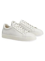 Allacciata Cassetta Leather Sneakers