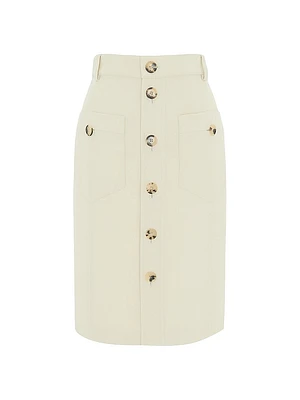 Saharienne Mini Skirt Canvas