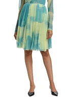 Judy Mesh Pleated Skirt