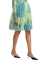 Judy Mesh Pleated Skirt