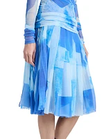 Judy Mesh Pleated Skirt