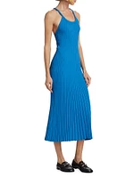 Vida Rib-Knit Midi-Dress