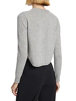 Stella Cashmere Jacqaurd Monogram Sweater