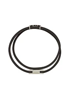 Cassandre Double-Wrap Bracelet in Leather