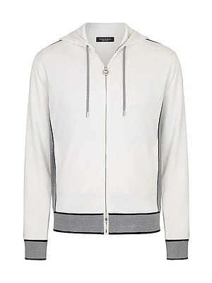 Hooded Zip Jogging Blouson