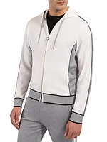 Hooded Zip Jogging Blouson