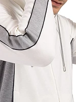 Hooded Zip Jogging Blouson