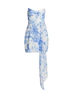 Treasure Strapless Draped Minidress