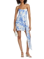 Treasure Strapless Draped Minidress