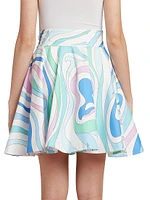 Very Vivara Cotton Poplin Miniskirt