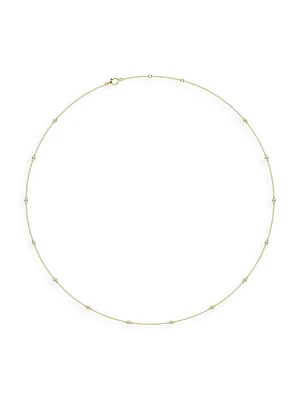 14K Yellow Gold & Lab-Grown 14-Diamond Station Necklace/5.00-20.00 TCW