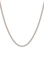 14K Rose Gold & Lab-Grown Diamond Tennis Necklace/5.00-20.00 TCW