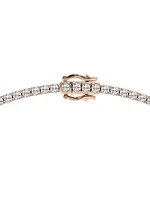 14K Rose Gold & Lab-Grown Diamond Tennis Necklace/5.00-20.00 TCW