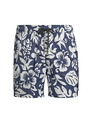 Charles 5’ Floral Swim Shorts