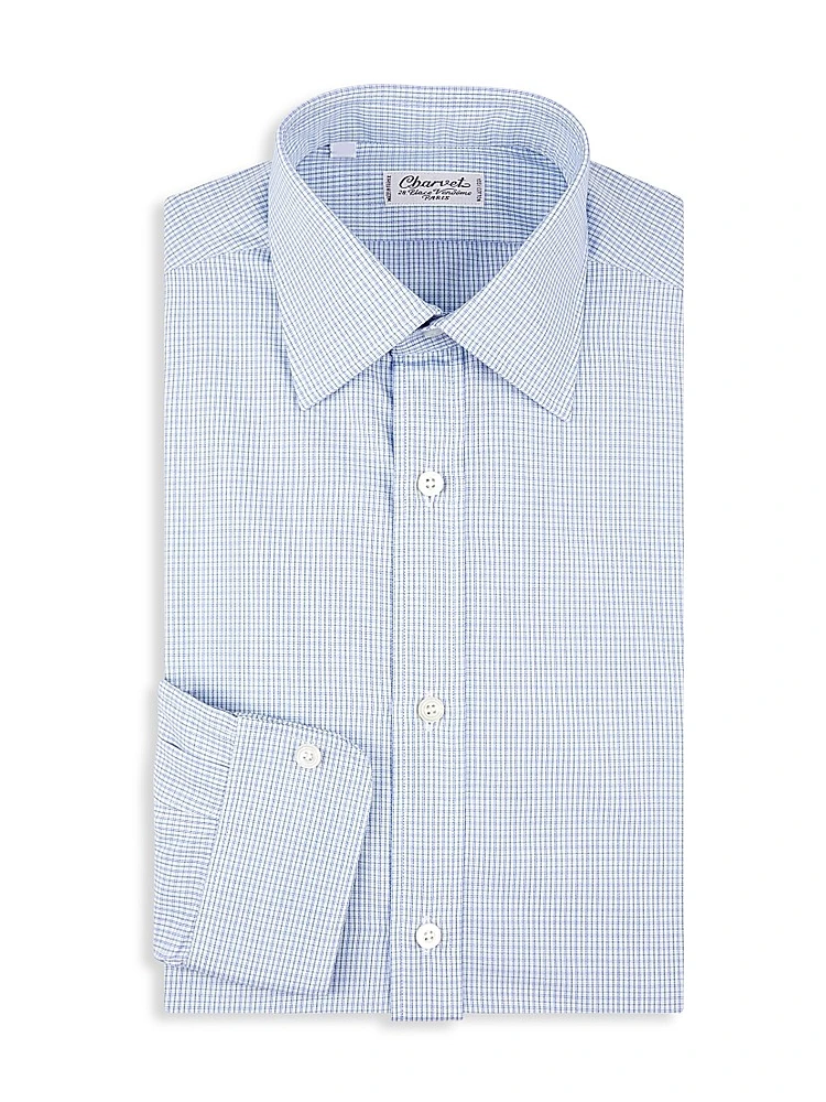 Check Cotton Dress Shirt