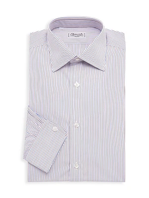 Striped Cotton Dress Shirt