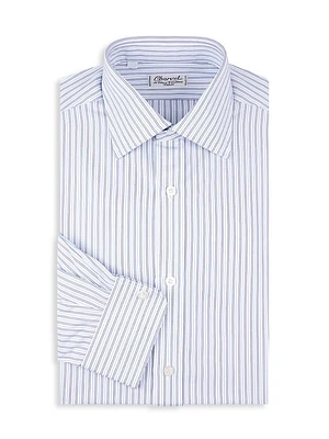 Striped Cotton Dress Shirt