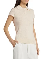 Knit Cotton & Wool Polo