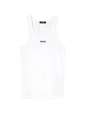 Logo Cotton-Blend Tank